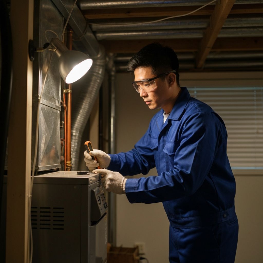 Emergency heating repair service